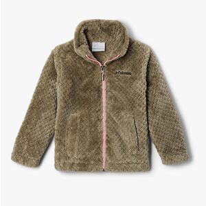 Columbia Stone Green Fire Side Sherpa Full Zip Jacket Size Medium 10/12